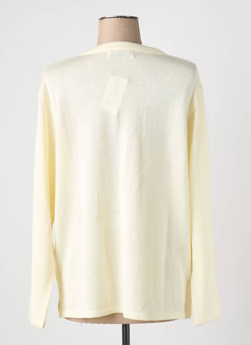 Gilet manches longues beige BONNETERIE CREUSOISE pour femme