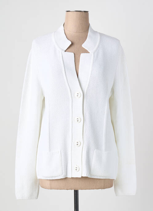 Gilet manches longues blanc CHASSAGNARD pour femme