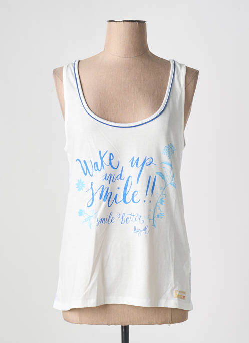 Débardeur blanc DESIGUAL pour femme