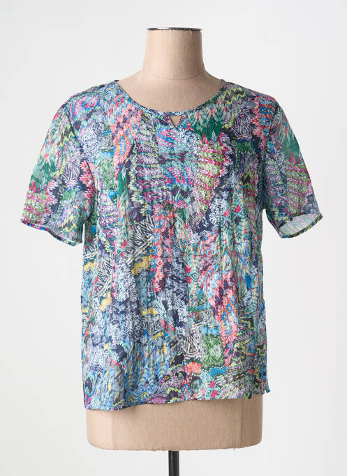 T-shirt bleu GEVANA pour femme