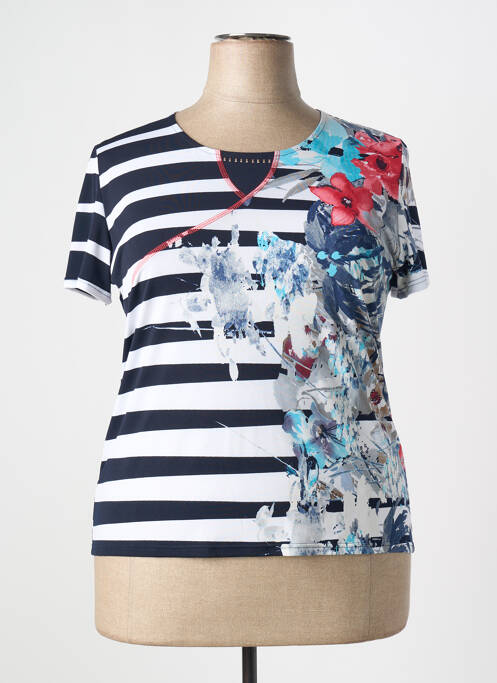 T-shirt bleu GEVANA pour femme