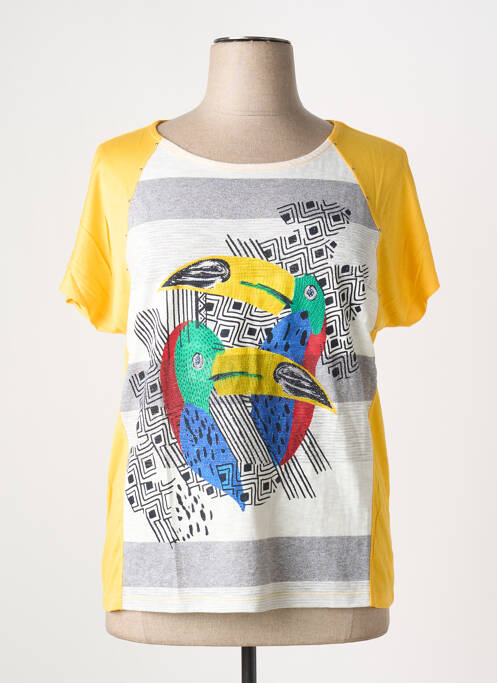 T-shirt jaune BAGORAZ pour femme
