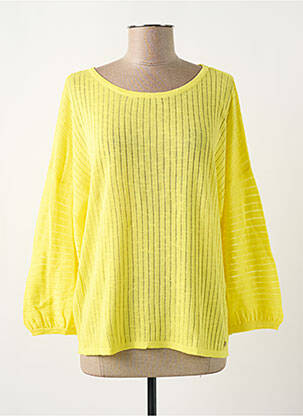 Pull stretch manches longues jaune S.OLIVER femme