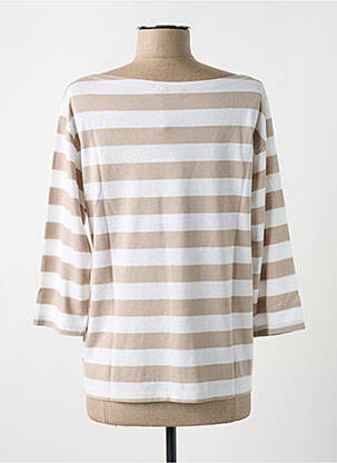 T-shirt manches 3/4 manches 3/4 beige MONTAGUT femme