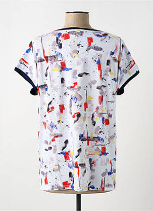 T-shirt imprimé fantaisie manches courtes bleu LE CABESTAN femme