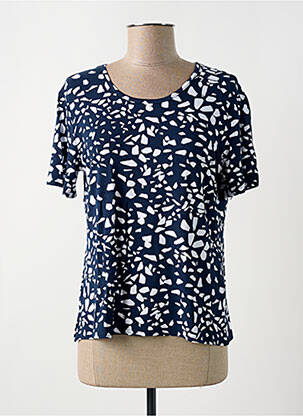 T-shirt stretch manches courtes bleu GEVANA enfant