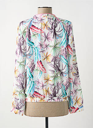 Veste casual fermeture boutonnée sur le devant rose FELINO femme