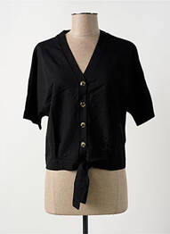 Chemisier manches courtes manches courtes noir S.OLIVER femme
