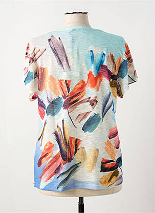 T-shirt imprimé fantaisie manches courtes bleu MCM femme