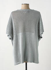 Gilet manches courtes gris LILY ROSE pour femme seconde vue