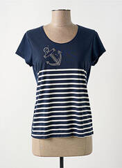 T-shirt bleu FELINO pour femme seconde vue