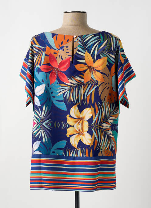 Blouse bleu CRISTINA BARROS pour femme