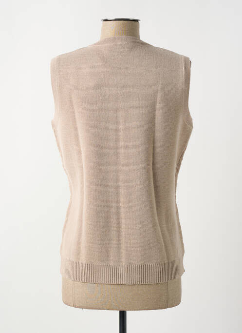 Gilet sans manche beige GEVANA pour femme