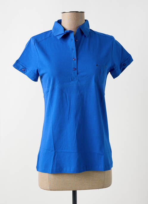 Polo bleu fonce FELINO pour femme