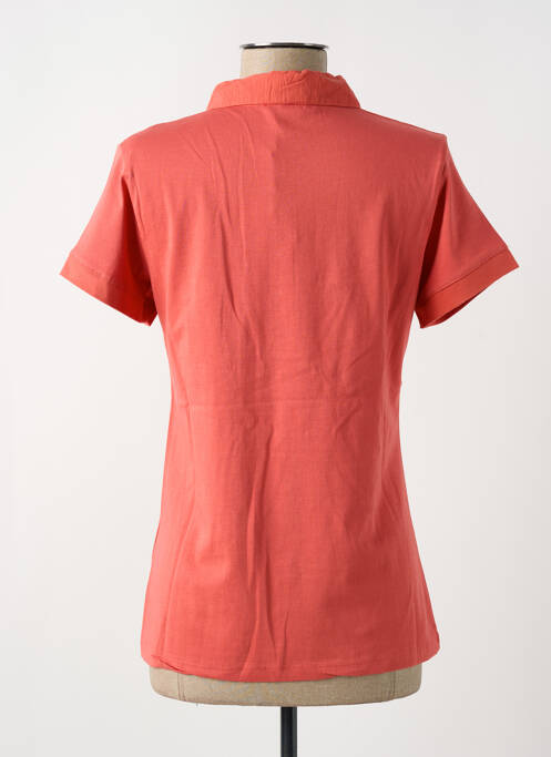 Polo orange FELINO pour femme
