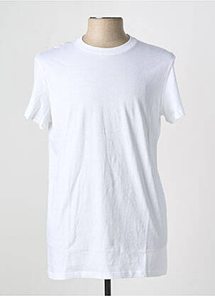 T-shirt coupe droite manches courtes blanc HOM homme