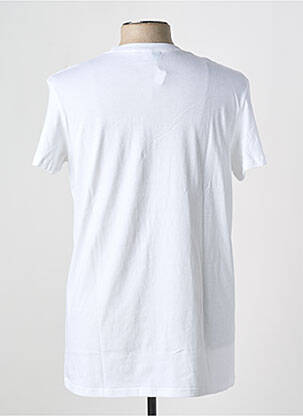 T-shirt coupe droite manches courtes blanc HOM homme