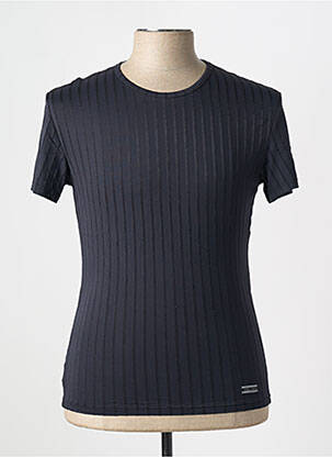 T-shirt coupe cintrée manches courtes noir HOM homme