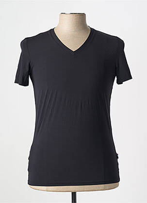 T-shirt coupe cintrée manches courtes noir HOM homme