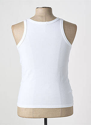Débardeur coupe cintrée sans manche blanc HOM homme