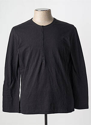 T-shirt coupe droite manches longues noir EMINENCE homme
