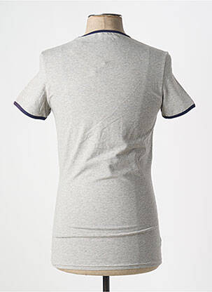 T-shirt coupe cintrée manches courtes gris HOM homme