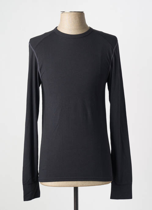 Sous-pull noir ATHENA pour homme