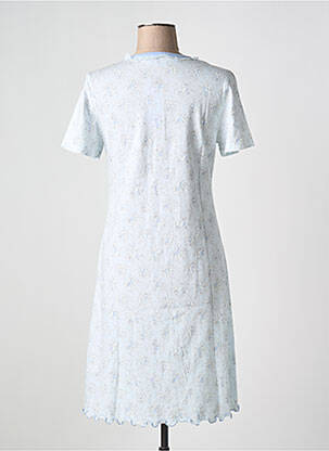 Chemise de nuit imprimé fleurs bleu LINCLALOR femme