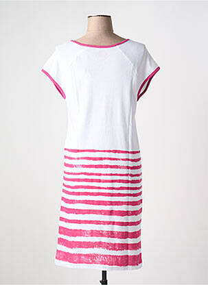 Chemise de nuit imprimé rayures rose EASY LIFE femme