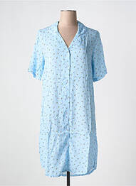 Chemise de nuit fermeture boutonnée sur le devant bleu RINGELLA femme