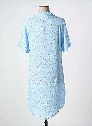 Chemise de nuit fermeture boutonnée sur le devant bleu RINGELLA femme