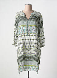 Chemise de nuit col v vert EGATEX femme