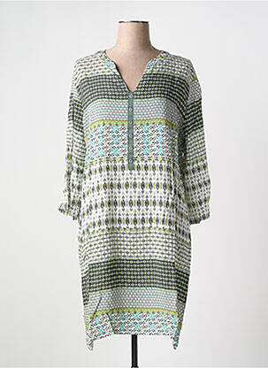 Chemise de nuit manches longues vert EGATEX femme