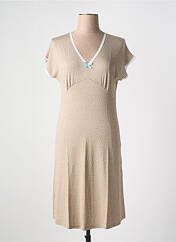 Chemise de nuit marron LE CHAT pour femme seconde vue