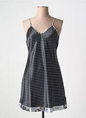 Nuisette/combinette noir FLEUR DE REVE pour femme seconde vue