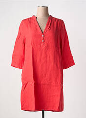 Robe courte rouge DELAHAYE pour femme seconde vue