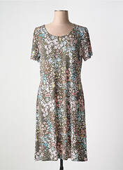 Robe mi-longue marron GEVANA pour femme seconde vue