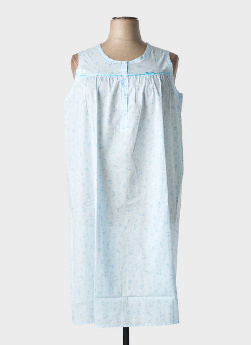 Chemise de nuit bleu LINCLALOR pour femme