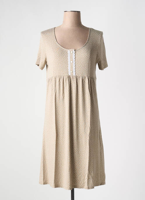 Chemise de nuit marron LE CHAT pour femme