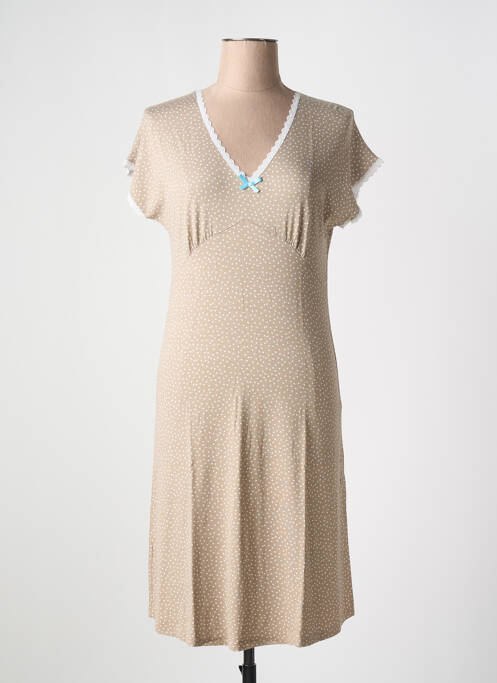 Chemise de nuit marron LE CHAT pour femme