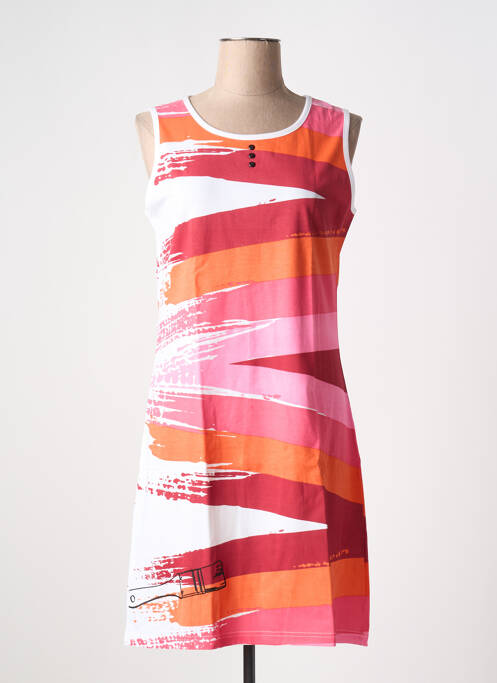 Chemise de nuit orange ROSE POMME pour femme