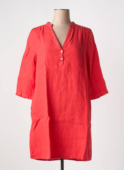 Robe courte rouge DELAHAYE pour femme
