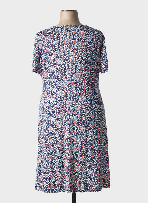 Robe mi-longue bleu GEVANA pour femme