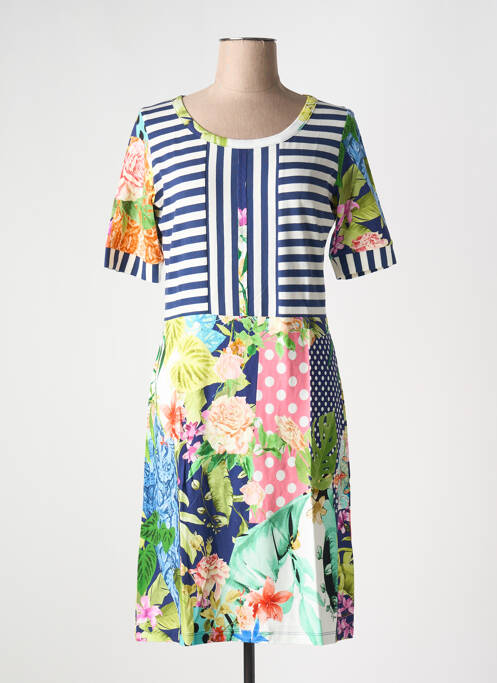 Robe mi-longue bleu OLIVIER PHILIPS pour femme