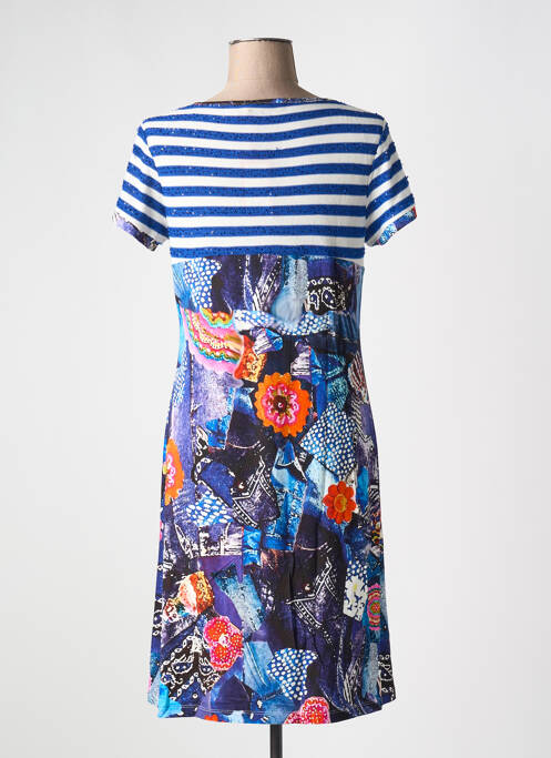 Robe mi-longue bleu OLIVIER PHILIPS pour femme