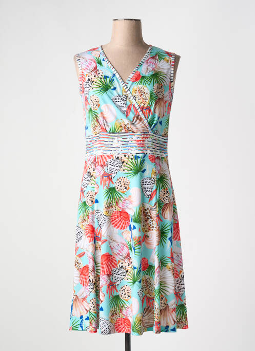 Robe mi-longue bleu OLIVIER PHILIPS pour femme