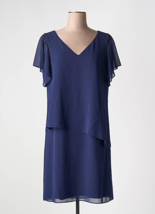Robe mi-longue bleu TINTA STYLE pour femme
