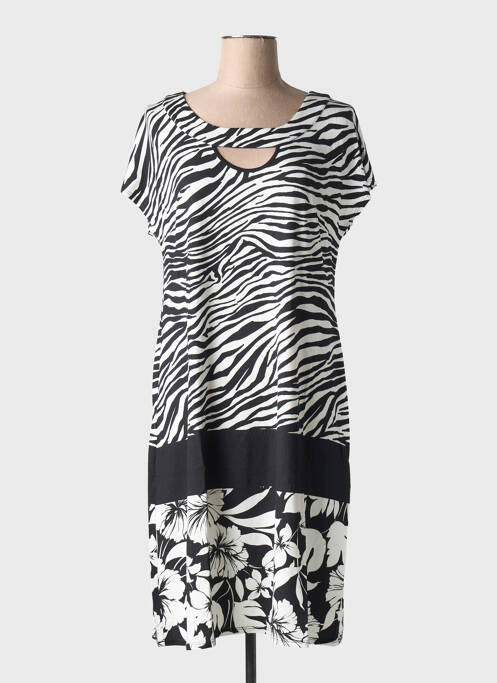 Robe mi-longue noir BARANDI pour femme