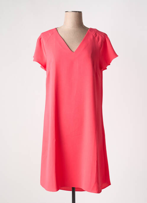 Robe mi-longue rouge TINTA STYLE pour femme