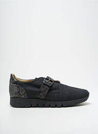 Chaussures de confort tissage satiné talon plat jusqu'à 3cm noir BOISSY femme